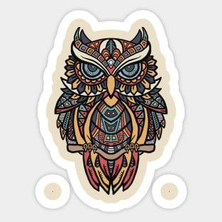 Perched Owl Sticker